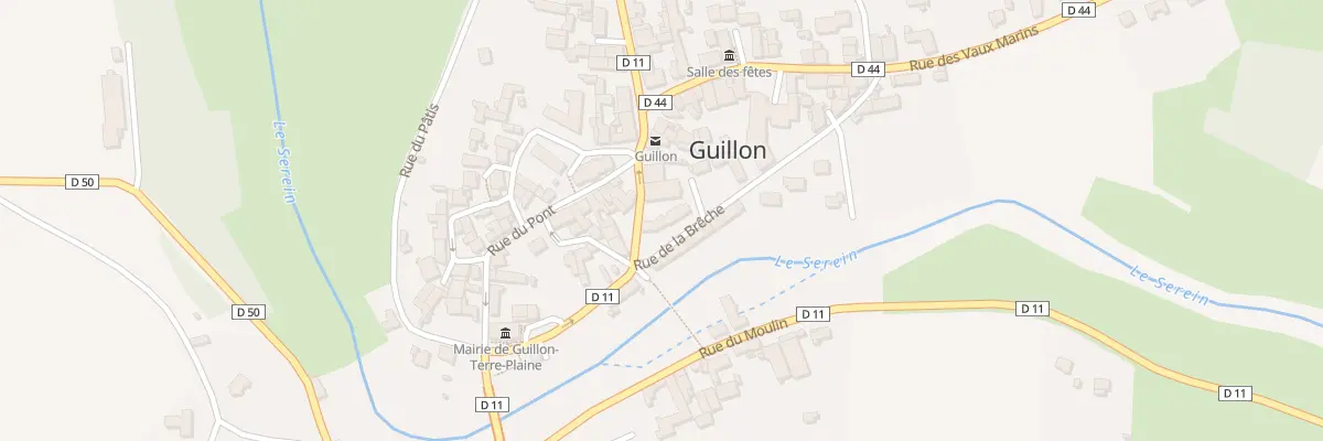 Plan du 9 Rue de la Brêche à Guillon-Terre-Plaine