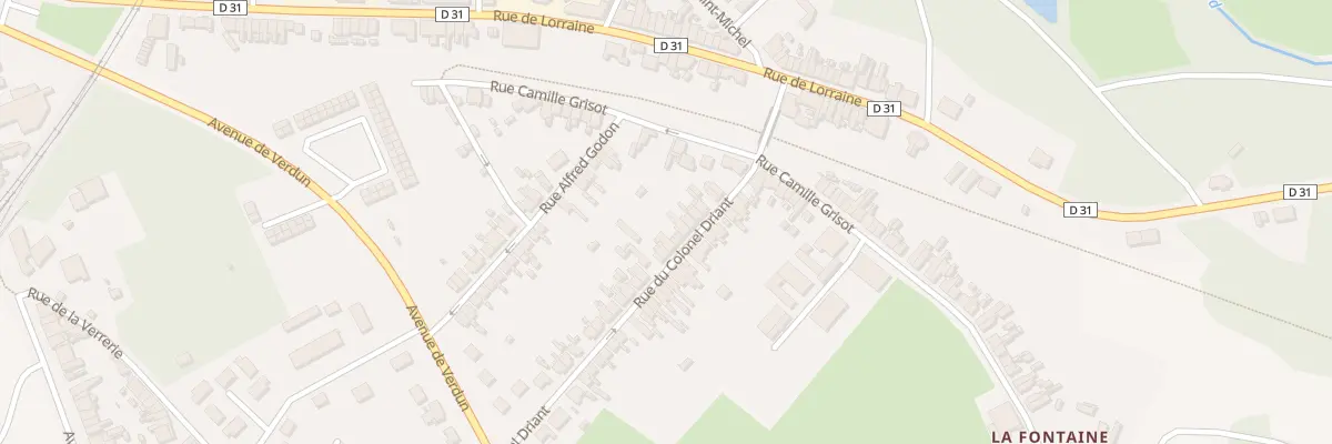 Plan du 16 Rue du Colonel Driant à Hirson