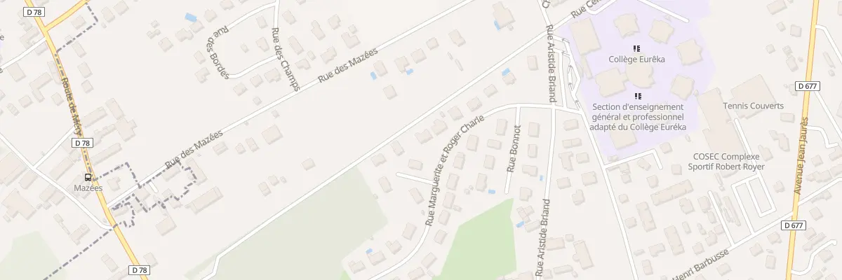 Plan du 12 Rue Marguerite Roger Charie à Pont-Sainte-Marie