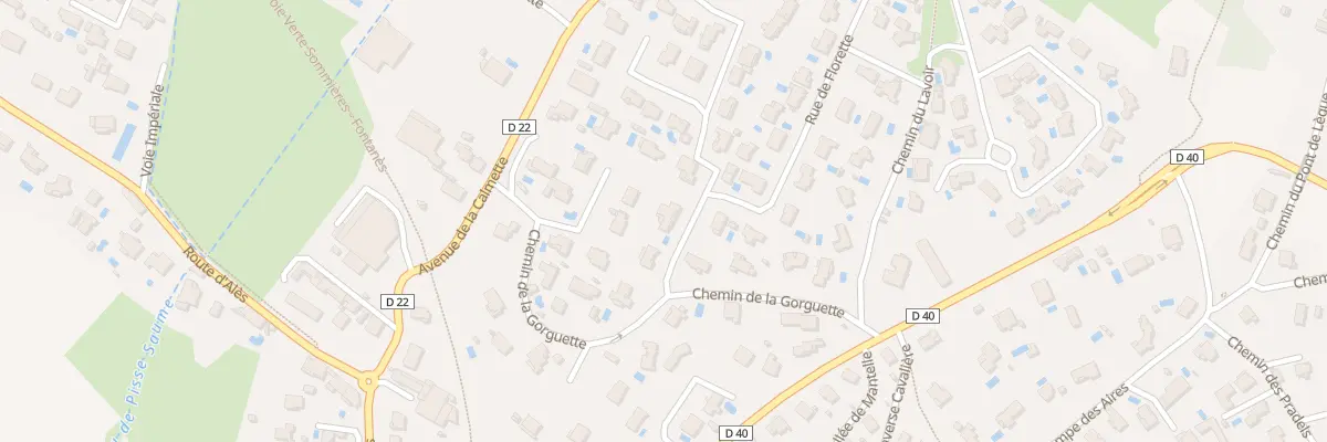 Plan du 3 Rue de Florette à Villevieille