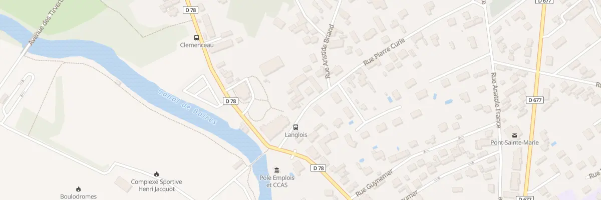 Plan du 5 Rue Pierre Curie à Pont-Sainte-Marie