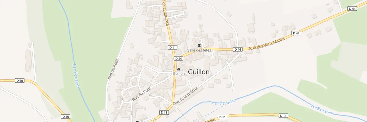Plan du 12 Rue des Vaux Marins à Guillon-Terre-Plaine