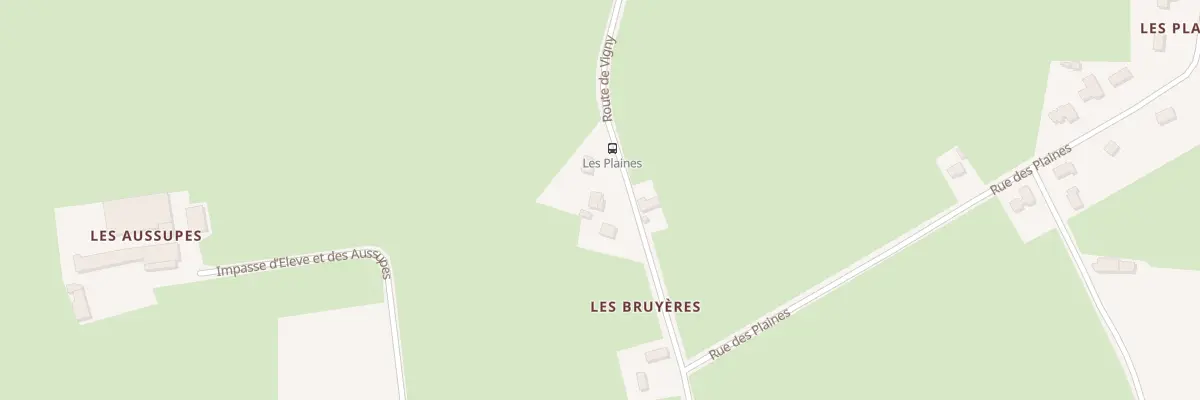 Plan du 1367 Rte de Vigny à Saint-Léger-lès-Paray