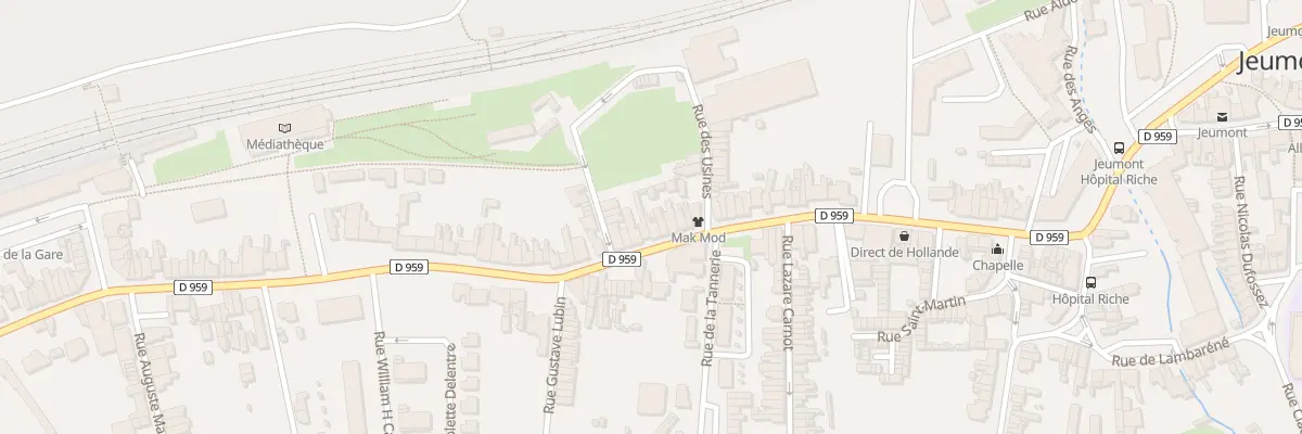 Plan du 31 Rue Léon Blum à Jeumont