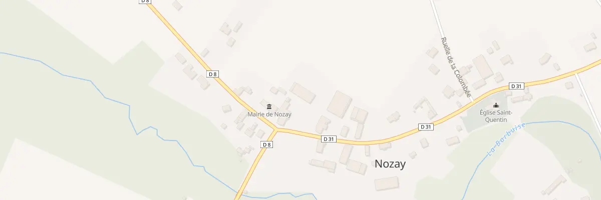 Plan du 1 Rue de l’Eglise à Nozay