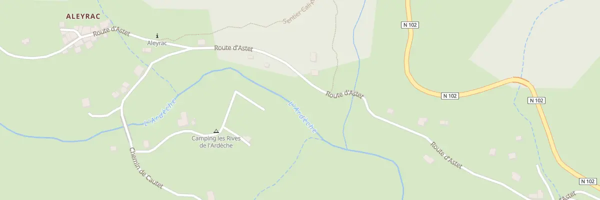 Plan du 605 Rte d’Astet à Mayres