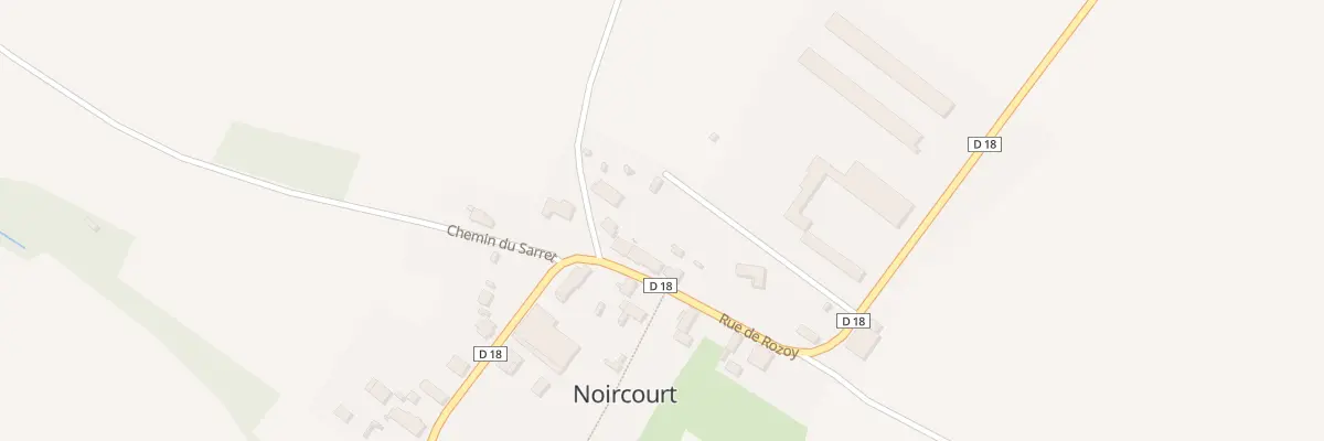 Plan du 25 Rue de Rozoy à Noircourt