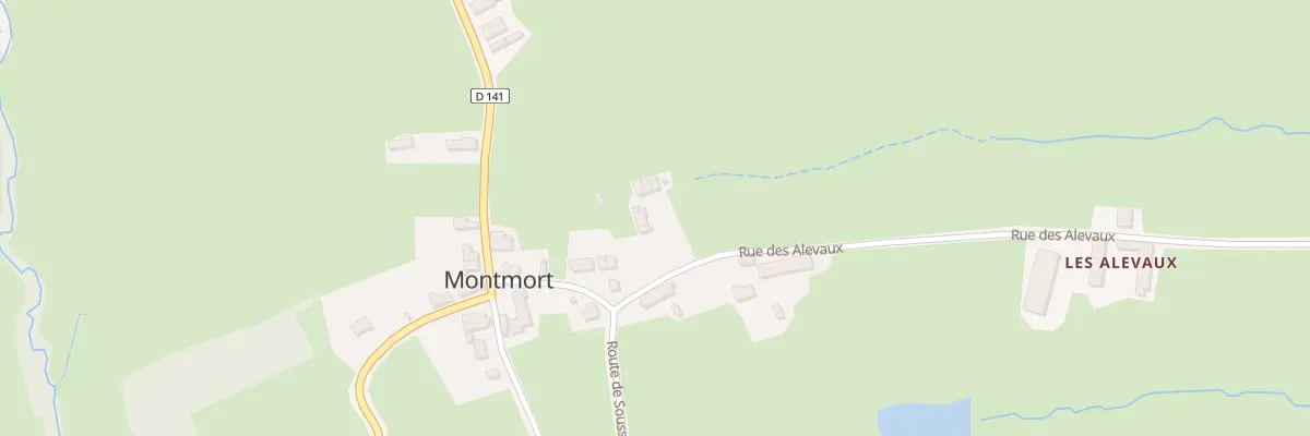 Plan du 157 Rue des Alevaux à Montmort