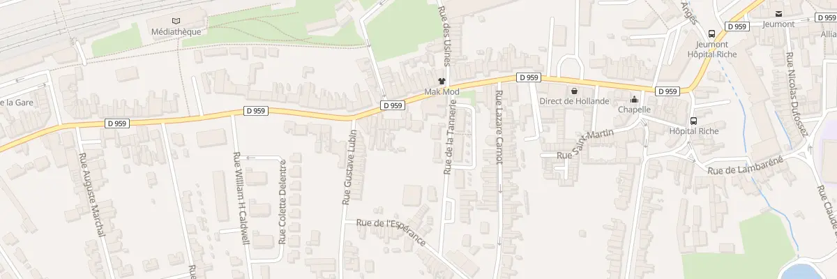 Plan du 30 Rue Léon Blum à Jeumont