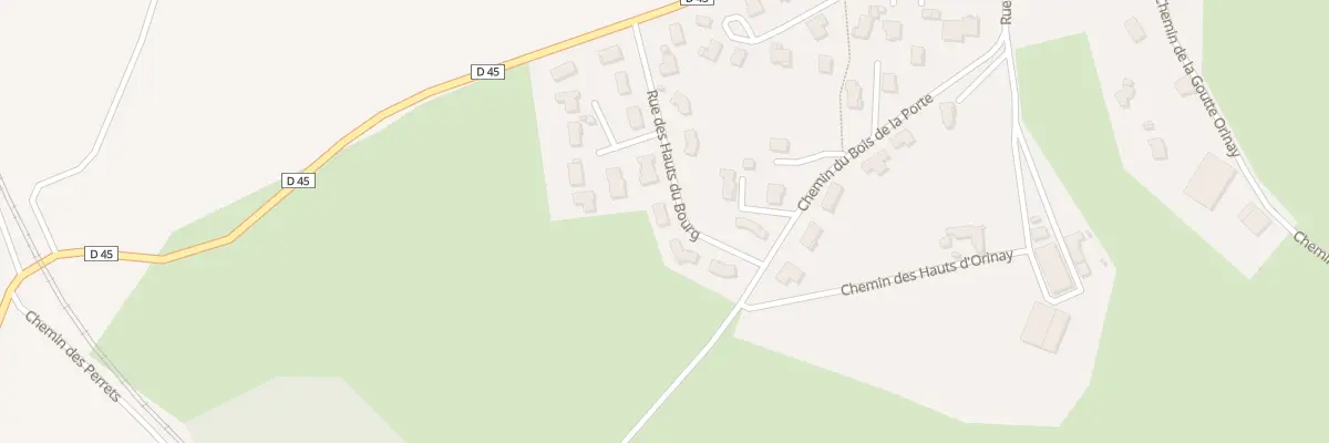 Plan du 138 Rue des Hauts du Bourg à Parigny