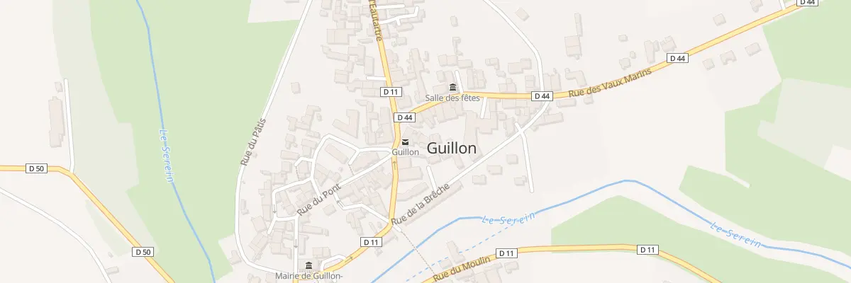 Plan du 4 Rue des Vaux Marins à Guillon-Terre-Plaine