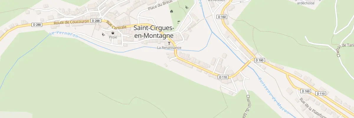 Plan du 5250 Rue des Cousines à Saint-Cirgues-en-Montagne