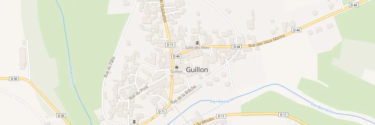 Plan du 14 Rue des Vaux Marins à Guillon-Terre-Plaine