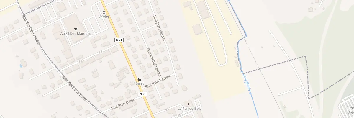 Plan du 25 Rue Jean Verrier à Bréviandes