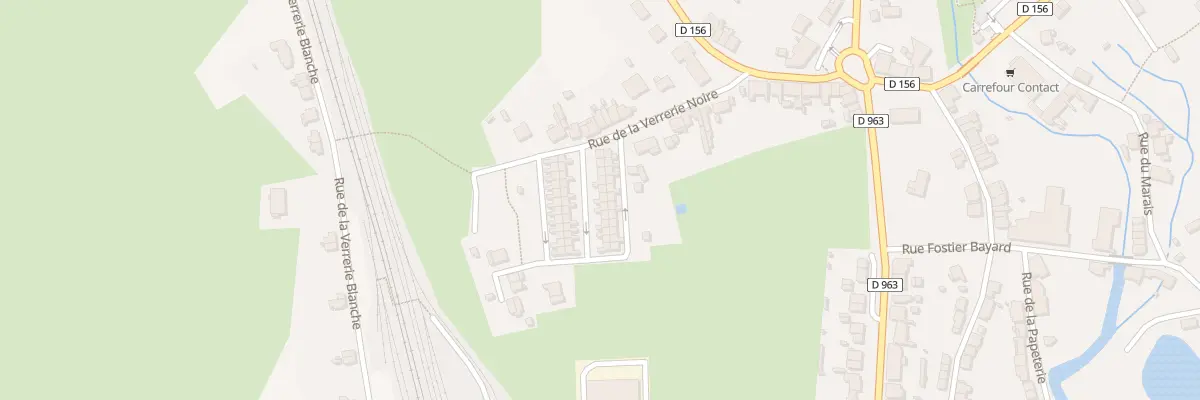 Plan du 19 Qua de la Verrerie Noire à Anor