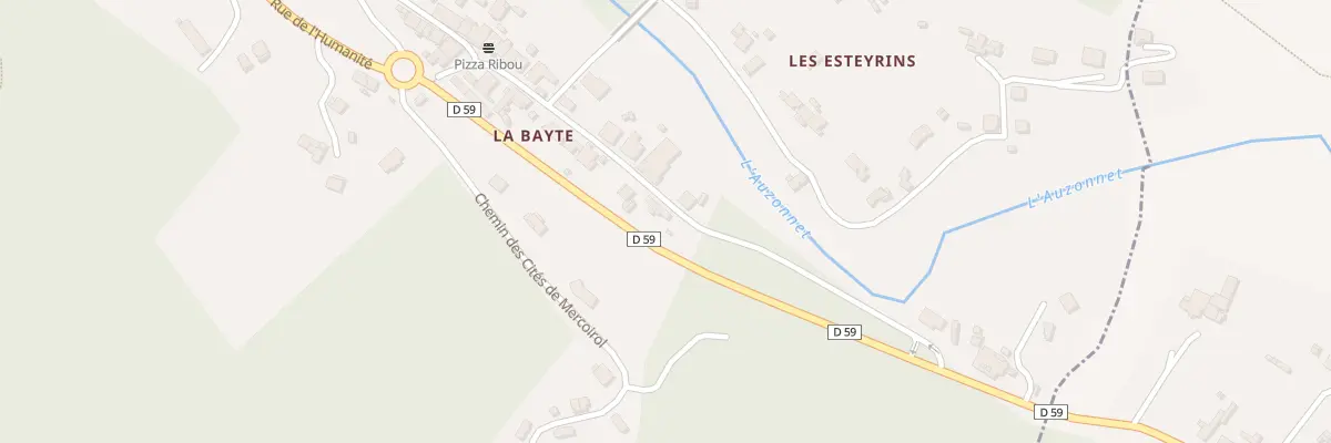 Plan du 264 La Bayte au Martinet