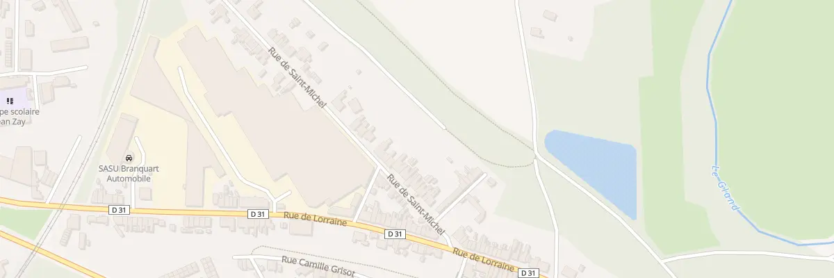Plan du 203B Rue de Saint Michel à Hirson