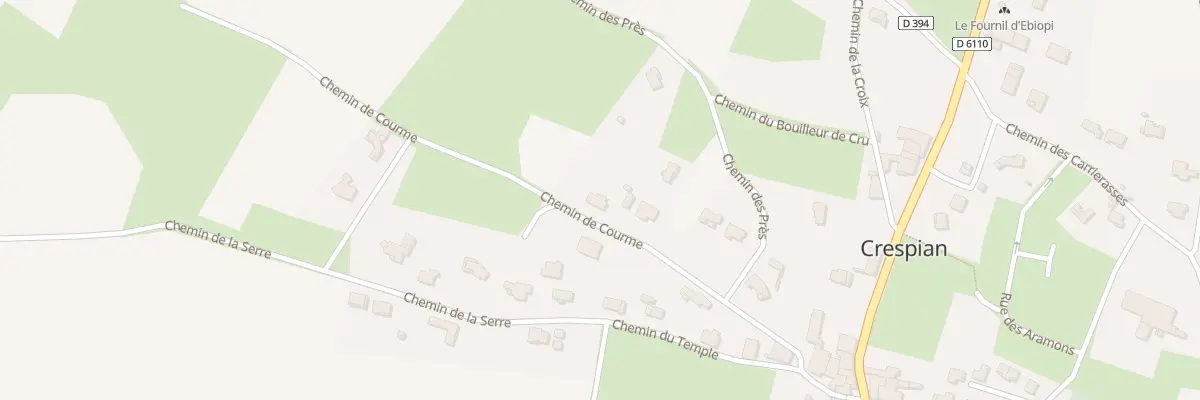 Plan du 5213 Les Vignaux à Crespian