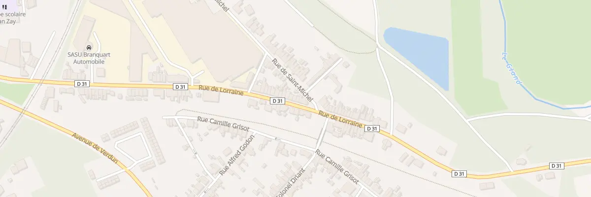 Plan du 79 Rue de Lorraine à Hirson