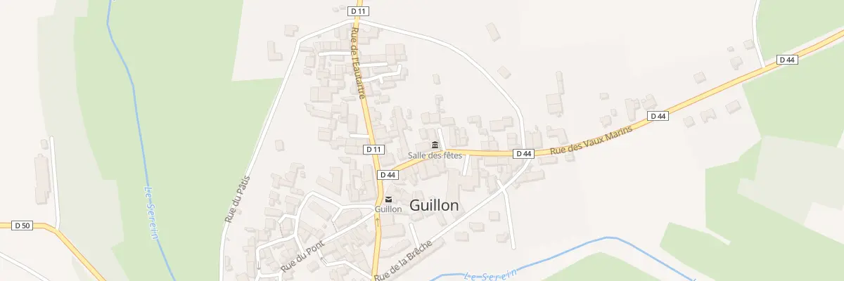Plan du 9 Rue des Vaux Marins à Guillon-Terre-Plaine
