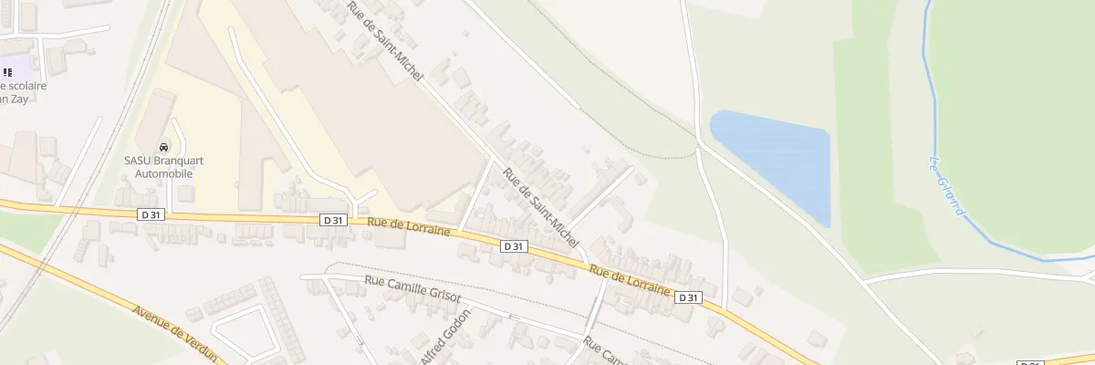 Plan du 217 Rue de Saint Michel à Hirson