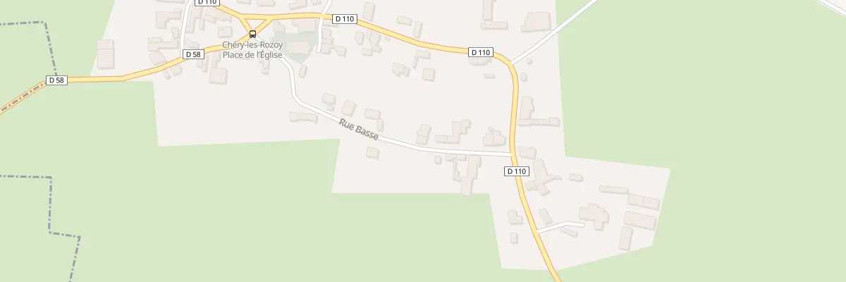 Plan du 5 Rue Basse à Chéry-lès-Rozoy