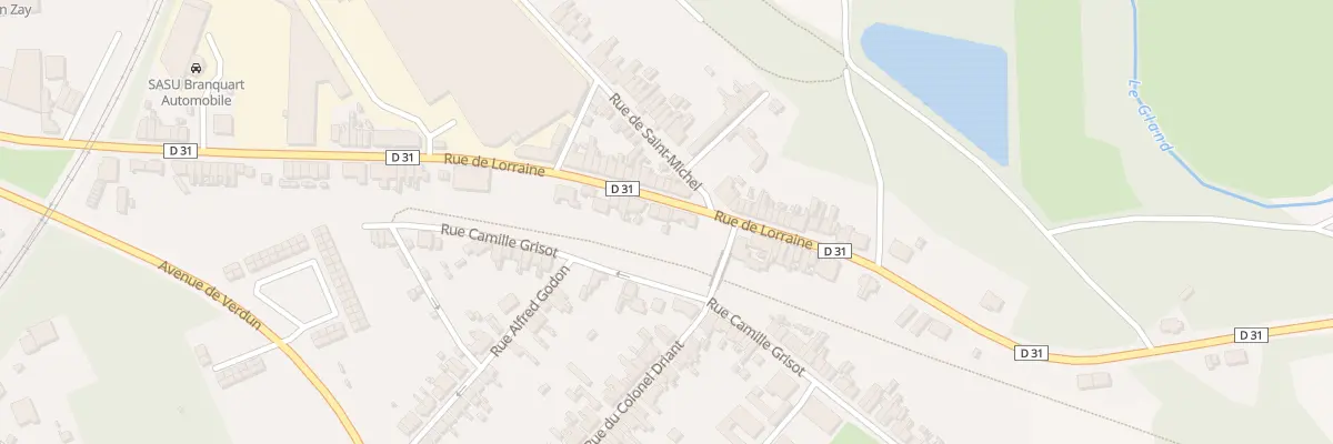 Plan du 64 Rue de Lorraine à Hirson
