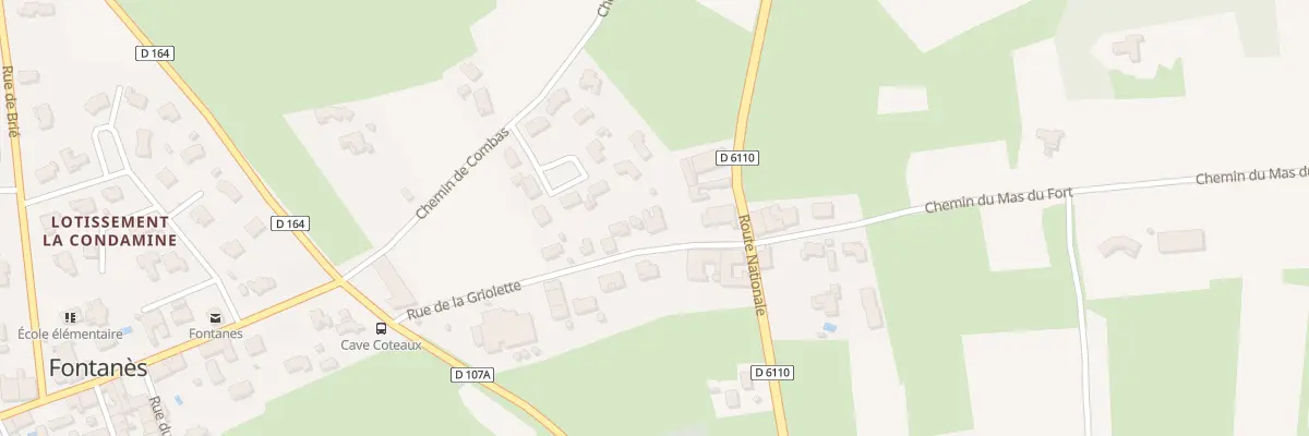 Plan du 5019 Rue de la Griolette à Fontanès
