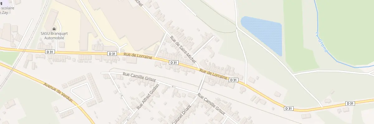 Plan du 81 Rue de Lorraine à Hirson