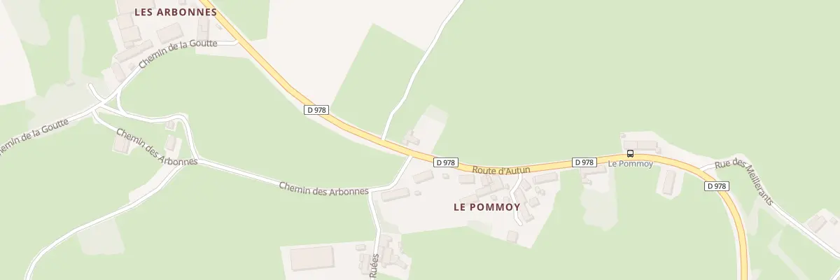 Plan du 1 Rte d’Autun à Roussillon-en-Morvan