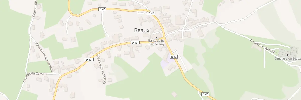 Plan du 5148 Le Bourg à Beaux
