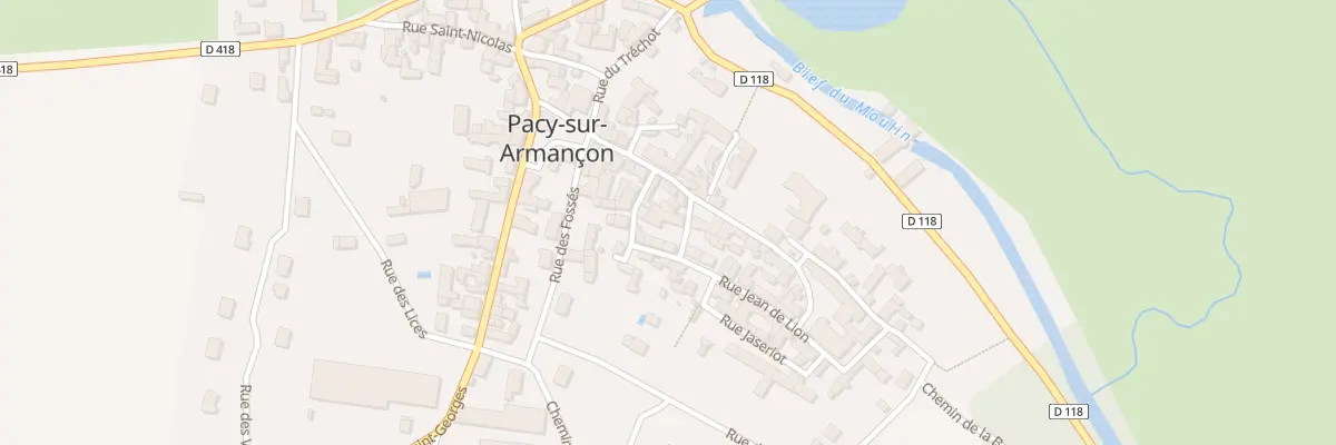 Plan du 4 Rue Jean de Lion à Pacy-sur-Armançon