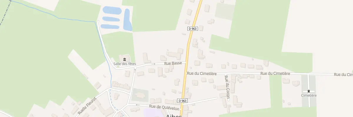 Plan du 117 Rte de Jeumont à Aibes