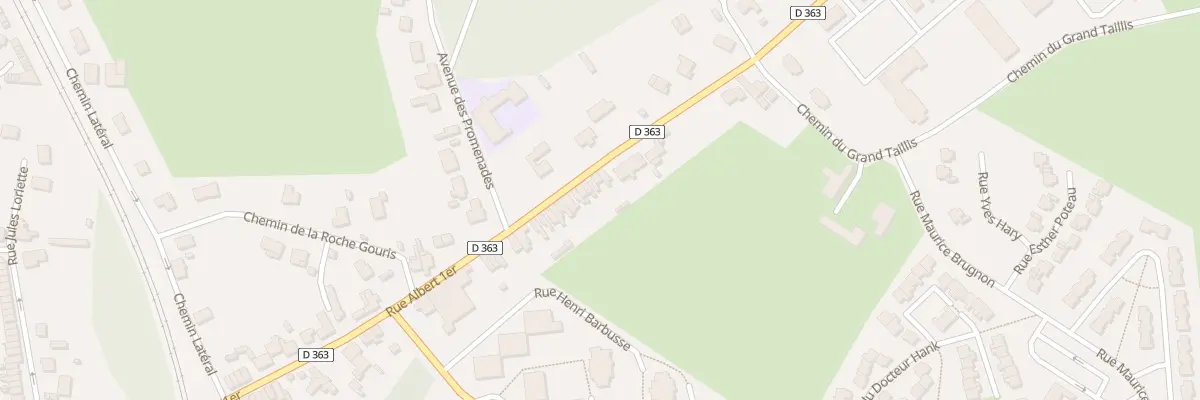 Plan du 94 Rue Albert 1er à Hirson