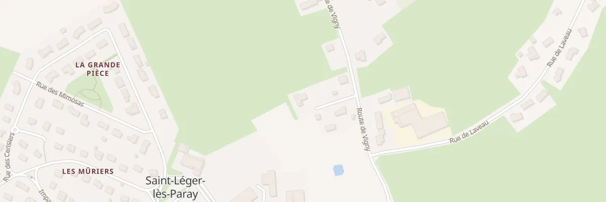 Plan du 283 Rte de Vigny à Saint-Léger-lès-Paray