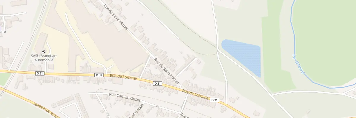 Plan du 221 Rue de Saint Michel à Hirson
