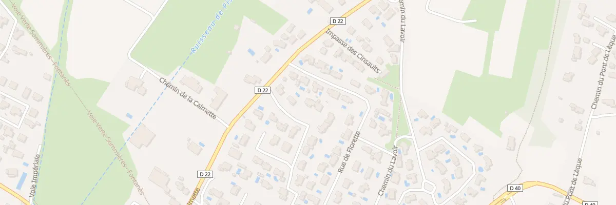 Plan du 5 Rue de l’Aramon à Villevieille