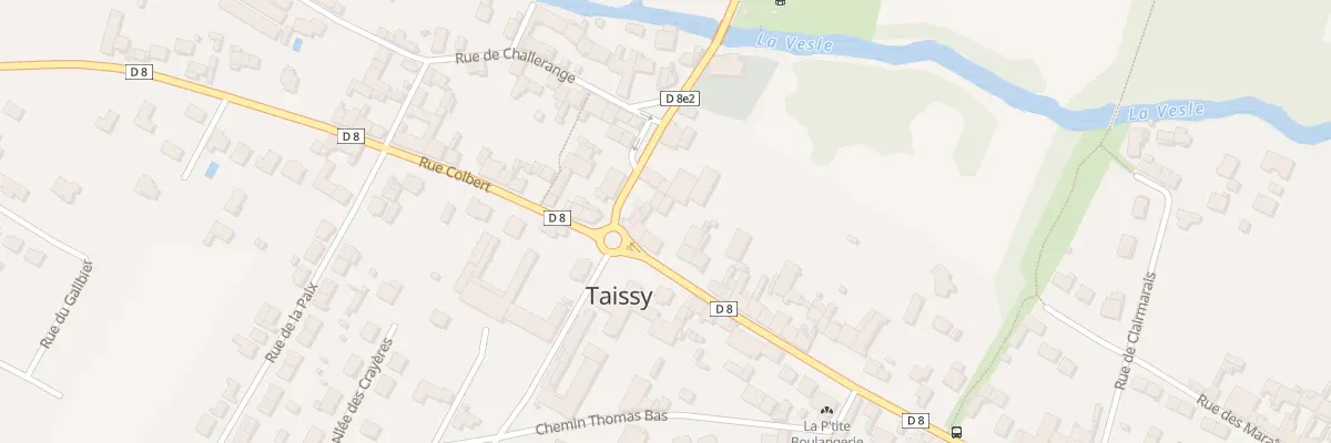 Plan du 3 Rue de Sillery à Taissy