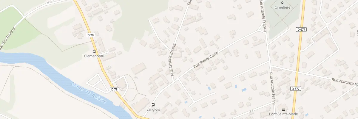 Plan du 2 Rue Aristide Briand à Pont-Sainte-Marie