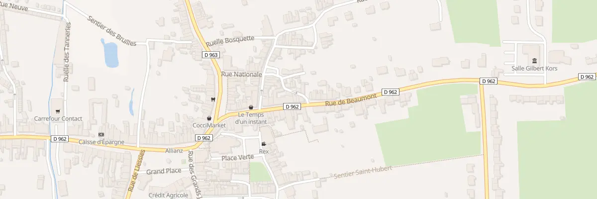 Plan du 26 Rue de Beaumont à Solre-le-Château