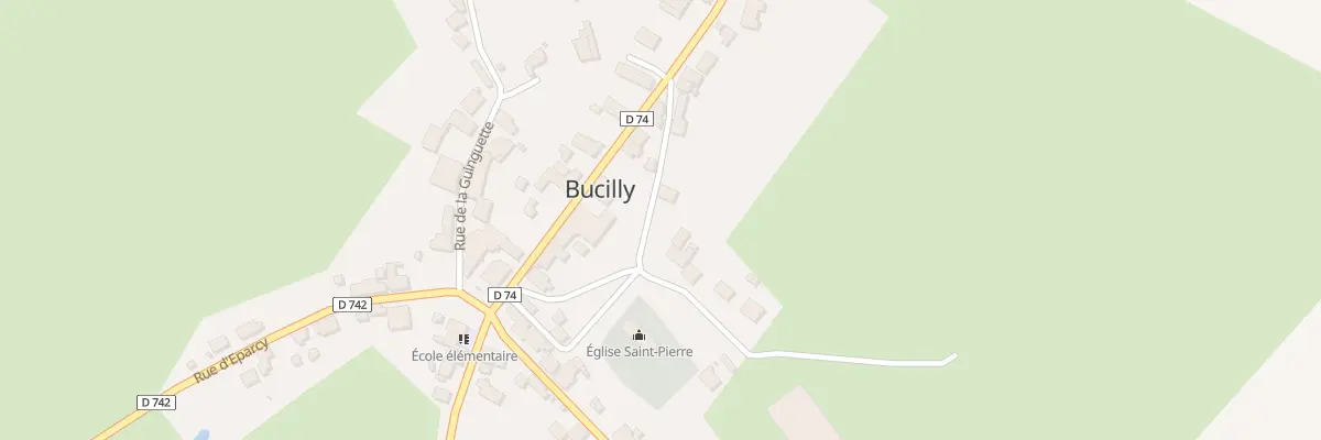 Plan du 5 Rue de l’Eglise à Bucilly