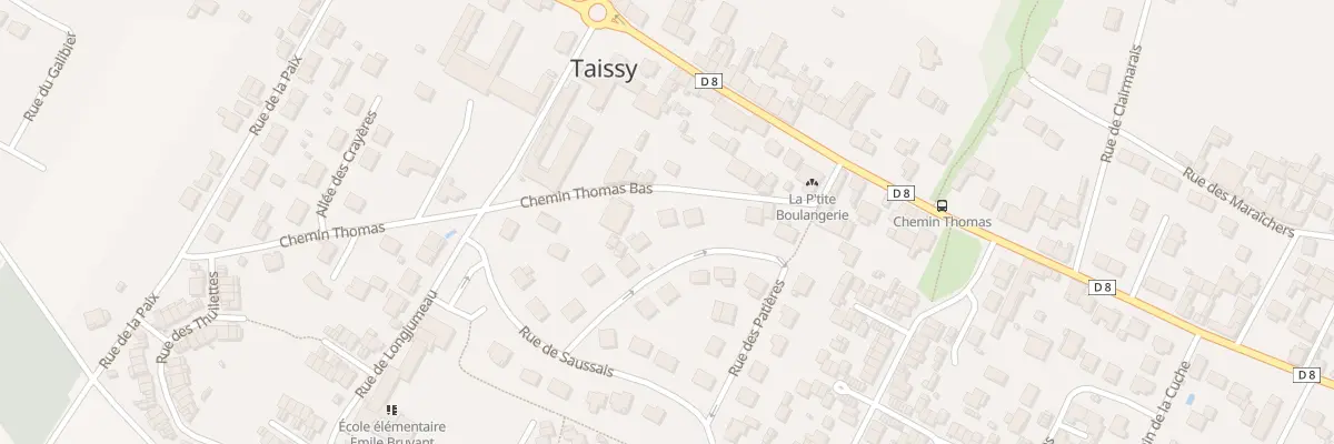 Plan du 9 Rue des Patières à Taissy