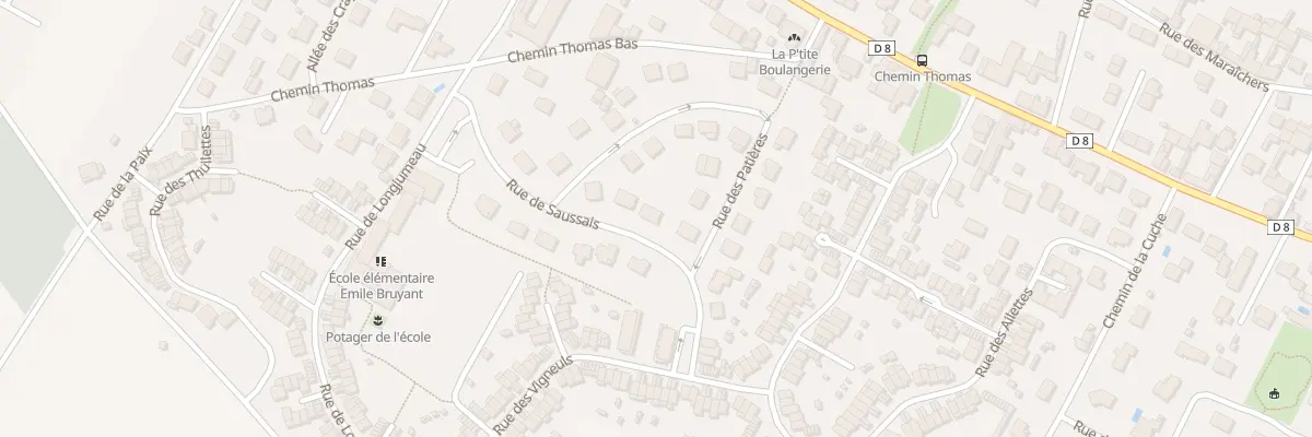 Plan du 7 Rue du Saussais à Taissy