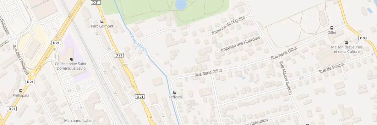 Plan du 38 Rue René Gillet à Saint-Julien-les-Villas