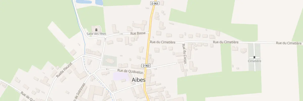 Plan du 32 Rte de Jeumont à Aibes