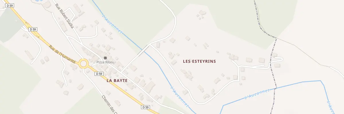 Plan du 305 Les Esteyrins au Martinet