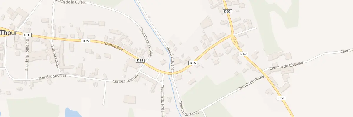 Plan du 22 Rue du Levant au Thour