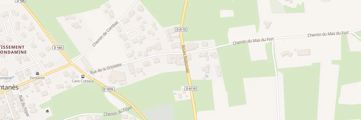 Plan du 5017 Rue de la Griolette à Fontanès