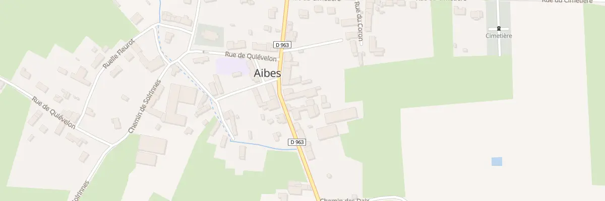 Plan du 21 Rte de Solre le Chateau à Aibes