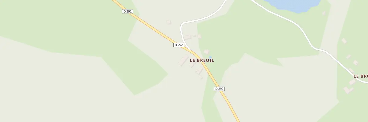 Plan du 122 Le Breuil à Gouloux